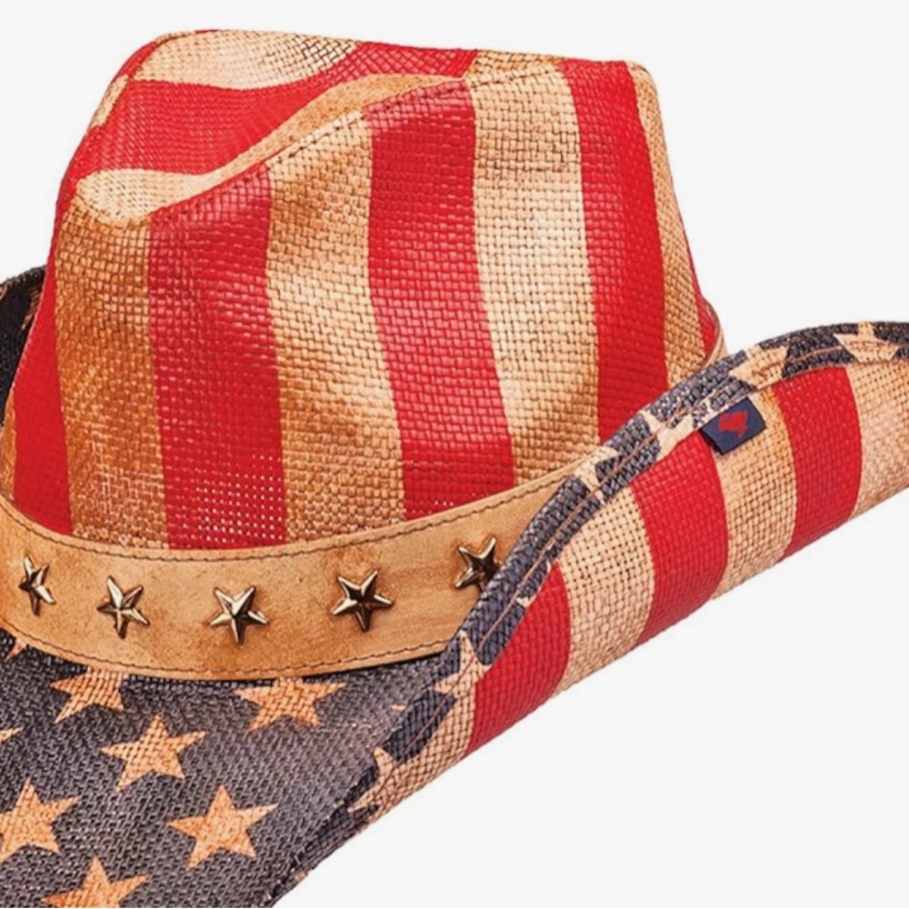 American flag cowboy hat